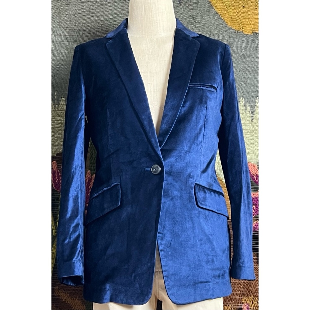 Rag & Bone Margot Velvet Blazer Jacket 2